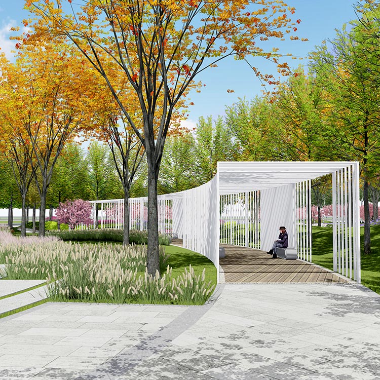 濟(jì)寧高新區(qū)合濟(jì)路北公園